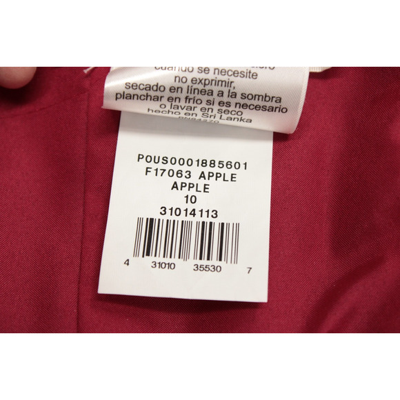 New One Shoulder Formal Bridesmaid Dress Women's 10 Apple Red Goddess Party Prom - Picture 8 of 10